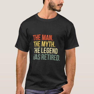Gepensioneerd 2022 Het Man legend heeft Retro in r T-shirt