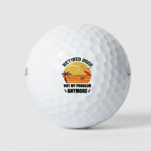 Gepensioneerd 2022 Niet Mijn Probleem Meer Grappig Golfballen