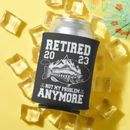 Gepensioneerd 2023 Mijn probleem niet meer Gevist  Blikjeskoeler