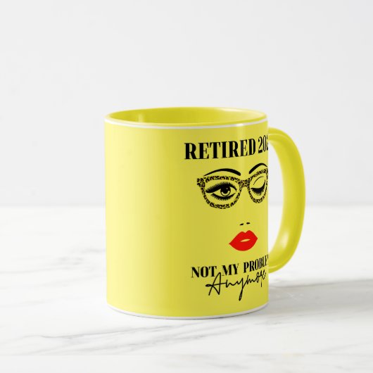 Gepensioneerd 2023 Ouderdoms Vrouwen krijgen een z Mok (Voorkant rechts)