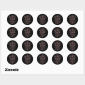 Gepensioneerd 2024 Mijn probleem niet meer, meer p Ronde Sticker (Vel)