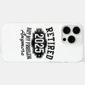 Gepensioneerd 2025 niet meer mijn probleem Case-Mate iPhone case (Achterkant (horizontaal))