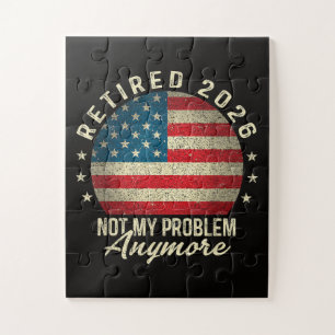 Gepensioneerd 2026 niet mijn probleem meer Amerika Legpuzzel