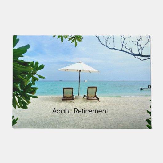 Gepensioneerd - Aaah...Pensioen Deurmat (Voorkant)