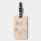 Gepensioneerd Bagagelabel (Voorkant verticaal)