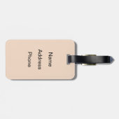 Gepensioneerd Bagagelabel (Achterkant horizontaal)