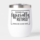 Gepensioneerd Breng mij wat wijn Gepersonaliseerd (Voorkant)