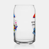 Gepensioneerd chick, ooit zo Schattige, Blikvorm Glas (Rechts)