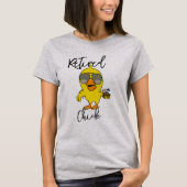 Gepensioneerd Chicken T-shirt - Grappig Boerderij  (Voorkant)
