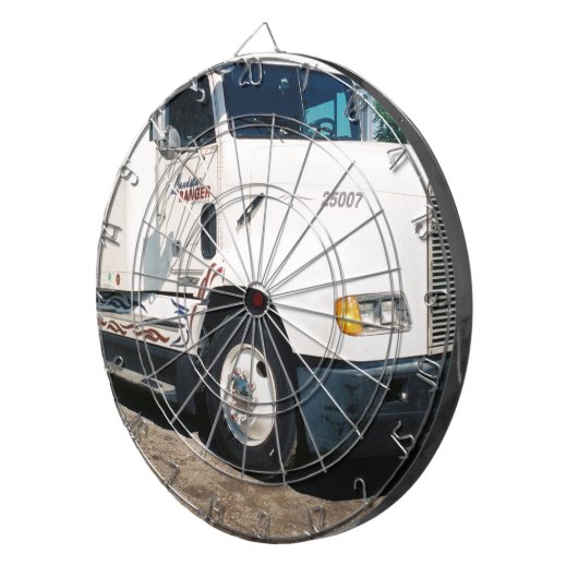 gepensioneerd dartbord (Voorkant Rechts)