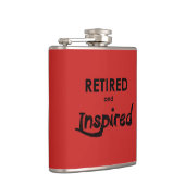 Gepensioneerd en geïnspireerd heupfles (Rechts)