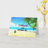 Gepensioneerd en liefdevol! kaart (Gele Bloem)