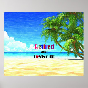 Gepensioneerd en liefdevol! poster