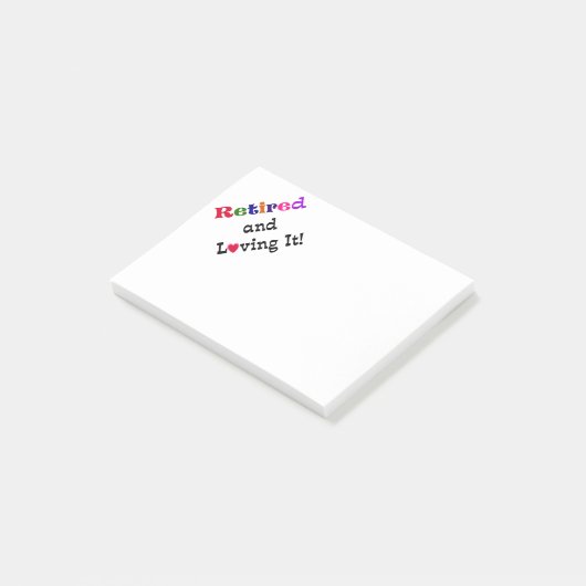 Gepensioneerd en liefhebbend...Het goede leven Post-it® Notes (Schuin)