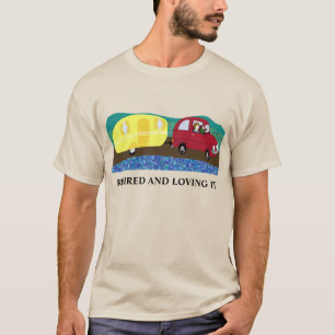Gepensioneerd en op feestdagen t-shirt