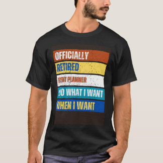 Gepensioneerd Evenementenplanner Pensioengebeurten T-shirt