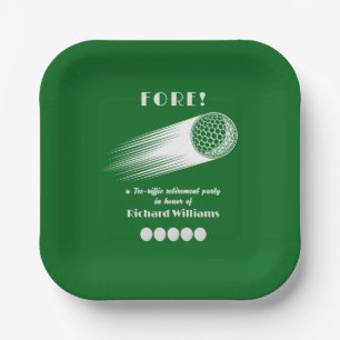 Gepensioneerd Golf Fore T-shirt-Riffic Pensioenfee Papieren Bordje