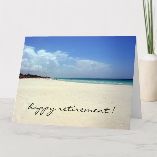 Gepensioneerd groot strand kaart (Voorkant)