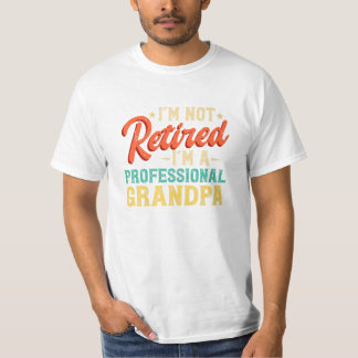 Gepensioneerd Ik ben niet met pensioen T-shirt