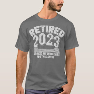Gepensioneerd Ik heb mijn hele leven voor dit vint T-shirt