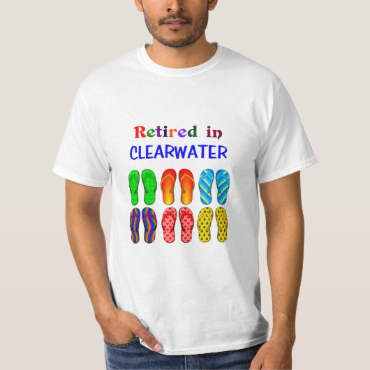 Gepensioneerd in Clearwater T-shirt (Voorkant)