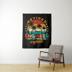 Gepensioneerd Ingenieur Niet Meer Mijn Probleem Wandkleed