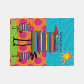 Gepensioneerd Librarian Fleece Blanket Book Birds  (Voorkant (Horizontaal))