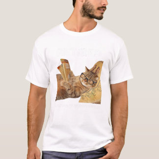 Gepensioneerd Niet mijn probleem meer grappige kat T-shirt