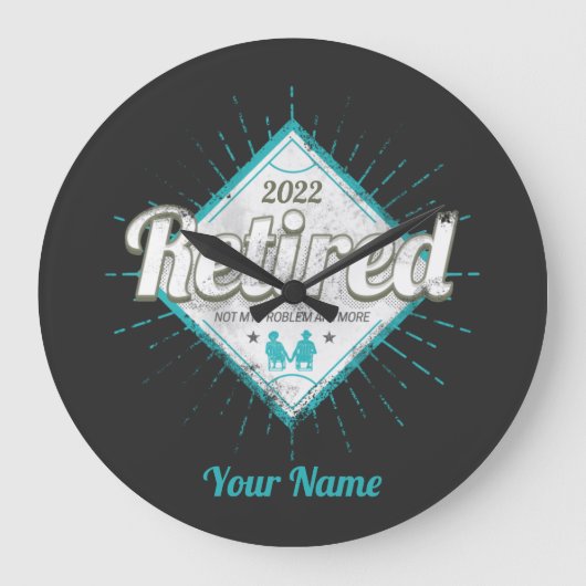 Gepensioneerd Niet mijn probleem meer Grote Klok (Voorkant)