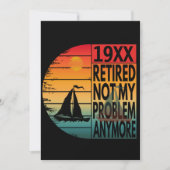Gepensioneerd Niet mijn probleem meer Kaart (Voorkant)