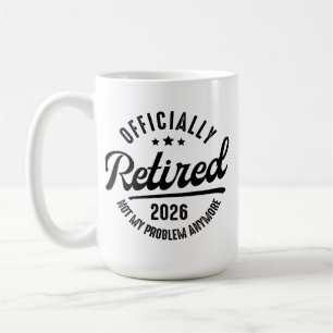 Gepensioneerd Officieel Met Pensioen 2026 Grappig Koffiemok
