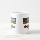 Gepensioneerd onder nieuw beheer koffiemok (Center)