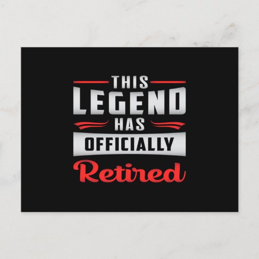 Gepensioneerd Pensioen Opa Funny Cadeau Briefkaart (Voorkant)