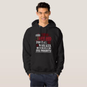 Gepensioneerd Postpersoneel Funny Deliverer Retire Hoodie (Voorkant volledig)