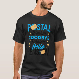 Gepensioneerd Postpersoneel Funny Retirement Party T-shirt