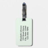 Gepensioneerd: Vaarwel prijsopgave Bagagelabel (Achterkant verticaal)