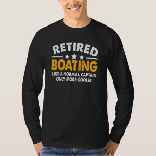 Gepensioneerd varen 2023 bootkapitein pensioen kap t-shirt