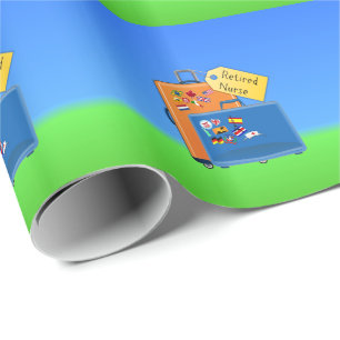 Gepensioneerd Verpleegster, Ingepakt en Klaar om t Cadeaupapier