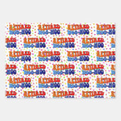 Gepensioneerd Woo Hoo Groovy Text Wrapping Paper (Voorkant)