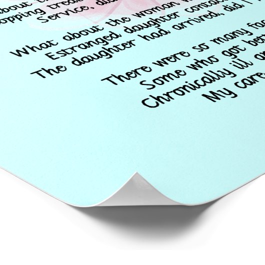 Gepensioneerd zurengedicht: "Heb ik een verschil g Poster (Hoek)