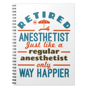 Gepensioneerd Zuster Anesthetist CRNA Way Happier Notitieboek
