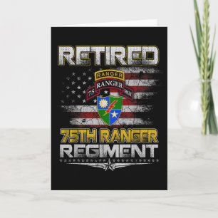 Gepensioneerde 75th Ranger Regiment Veteraan Patri Kaart