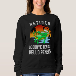 Gepensioneerde afscheid Hallo Pensioen Funny Retir Trui