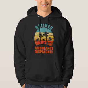 Gepensioneerde ambulance Dispatcher Happy Retireme Hoodie