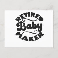 Gepensioneerde Baby Maker Grappig Vasectomie Cadea