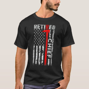 Gepensioneerde brandweercommandant Rank Pensioen V T-shirt