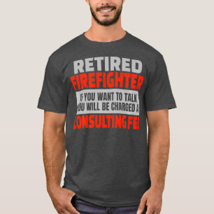 Gepensioneerde brandweerman Funny Retirement Party T-shirt