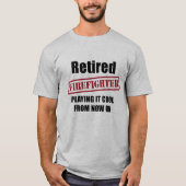 Gepensioneerde brandweerman t-shirt (Voorkant)
