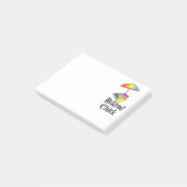 Gepensioneerde Chick, Fun bij het strand Post-it® Notes (Schuin)