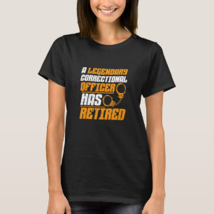 Gepensioneerde correctieambtenaar U2013 gevangenis T-shirt